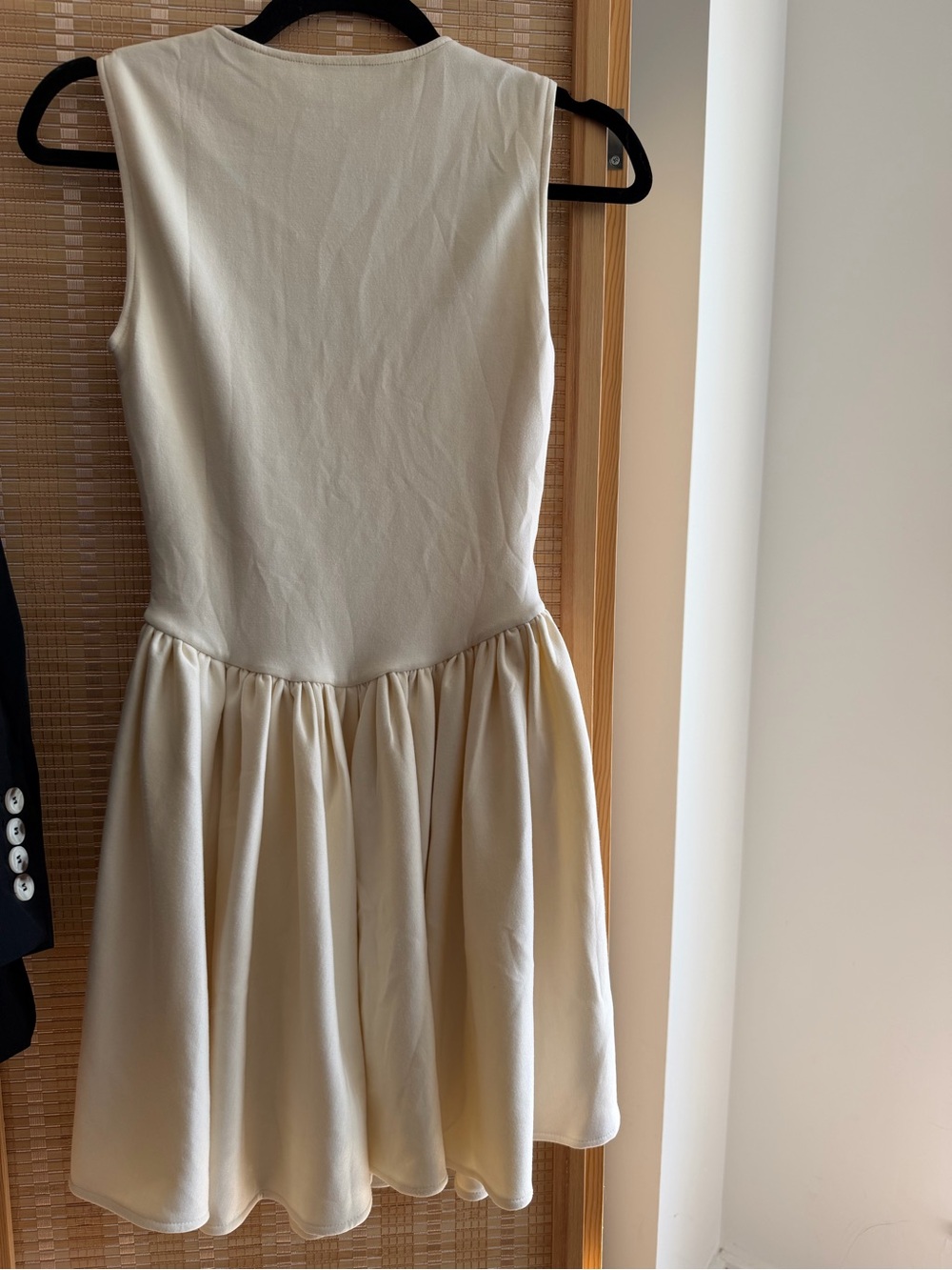 Meshki Sharon Sleeveless Square Neck Cream Dress - Picture 7 of 7